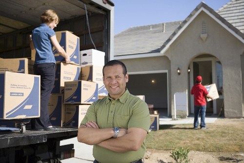 Packing desks and office equipment for an Earls Court office relocation