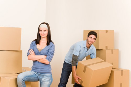 Preparing an Earls Court office relocation with labels, packing, and setup