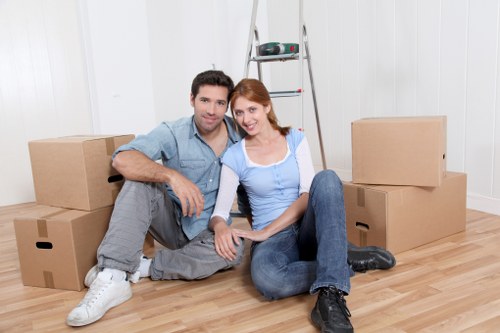 Home removals support for an Earls Court apartment with stairs and tight access