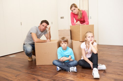 Professional truck for apartment and office moves near Earls Court