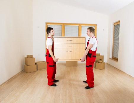 Professional movers completing a secure relocation