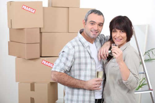 Commercial same day removals with office equipment and boxes