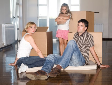Customer reviewing a moving booking confirmation and service details